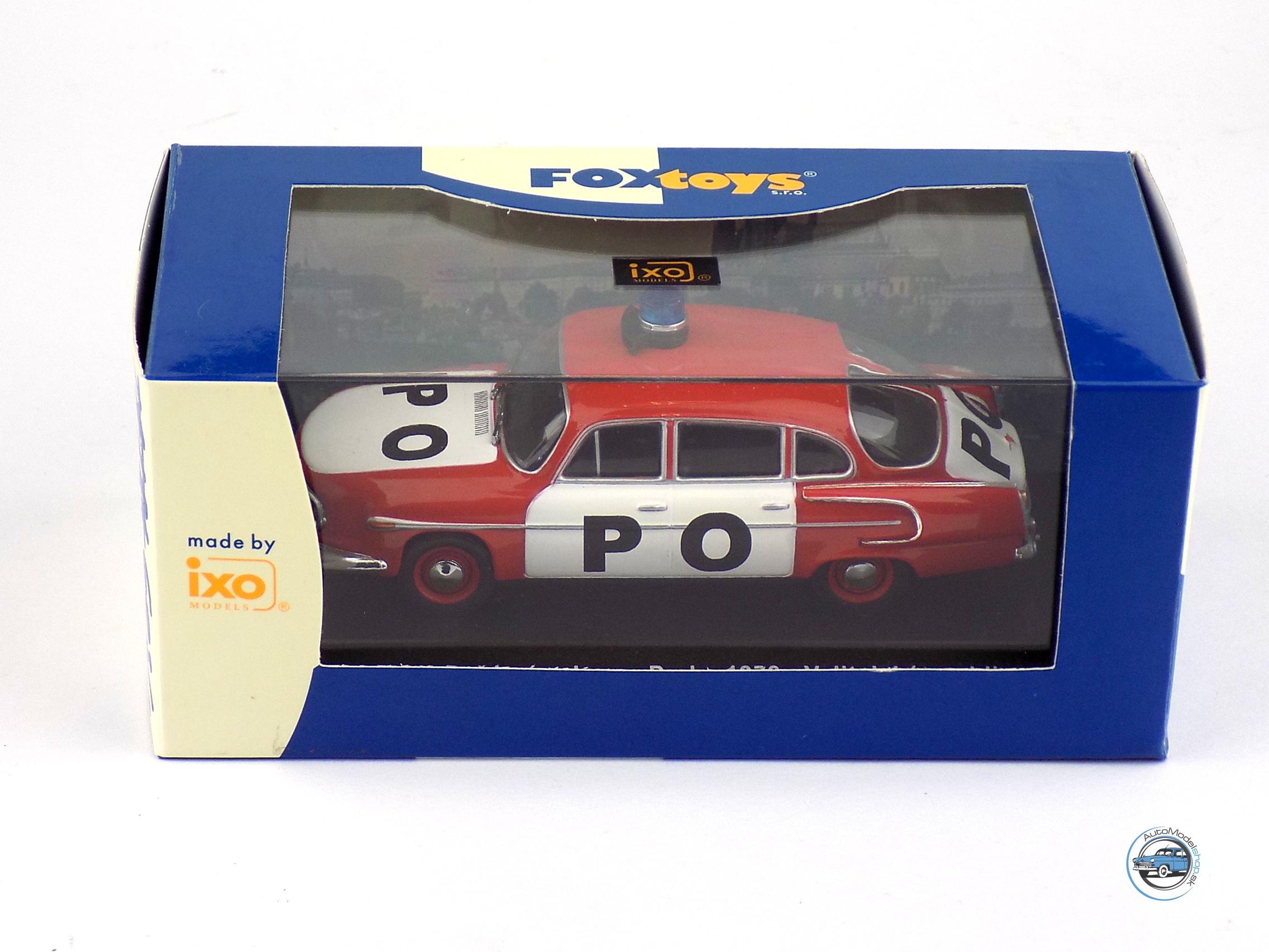 TATRA 603 POŽIARNÁ OCHRANA PRAHA 1978 - 1:43 FOX TOYS – Obrázok 4