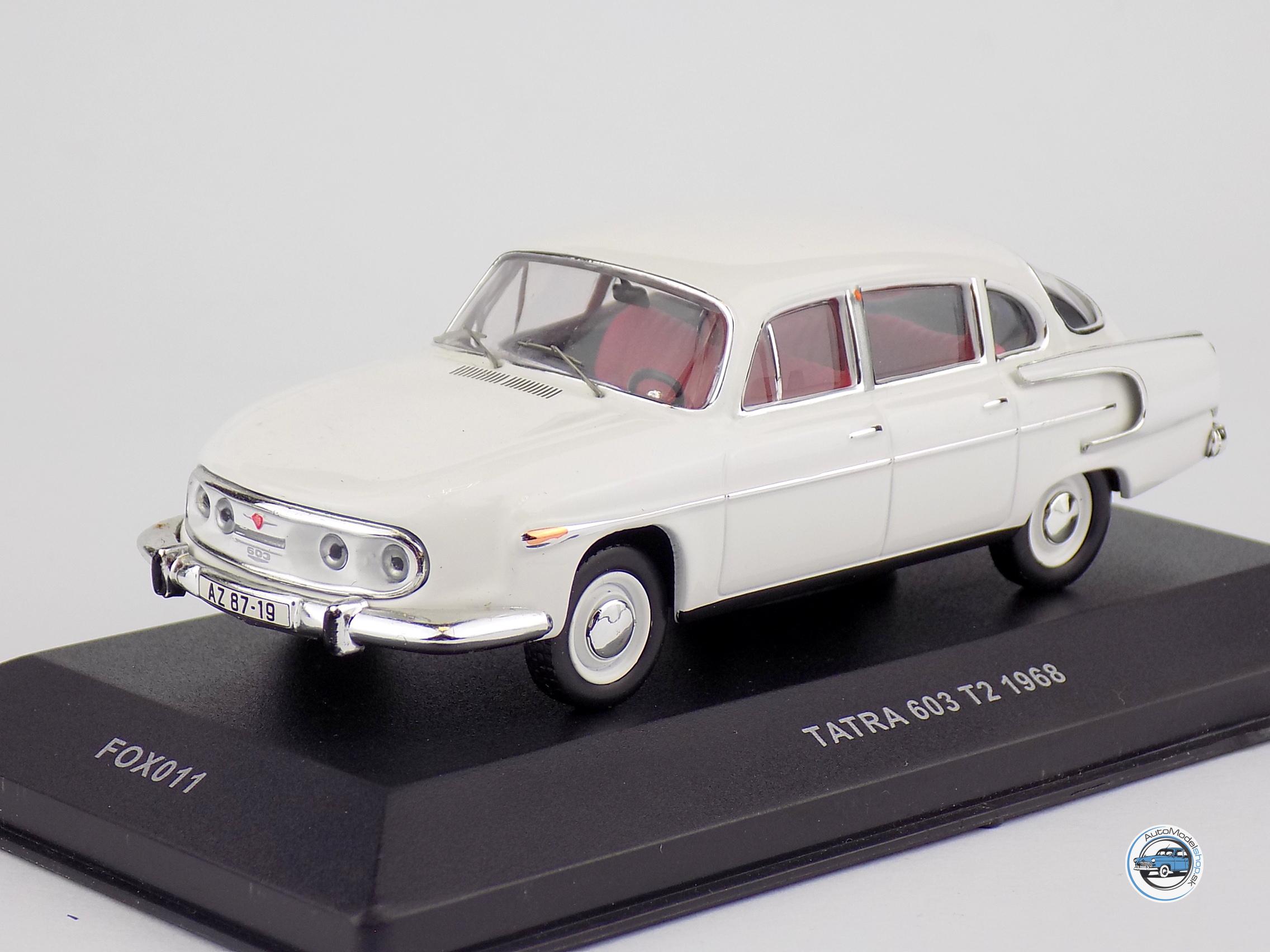 TATRA 603 T2 BIELA 1968 - 1:43 FOX TOYS – Obrázok 2