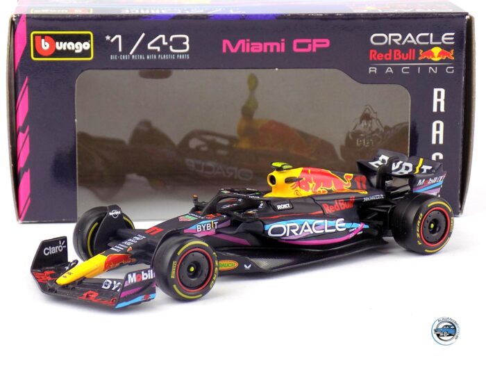 F1 RB19 TEAM ORACLE RED BULL RACING MIAMI GP 2023 SERGIO PEREZ – BBURAGO 1:43